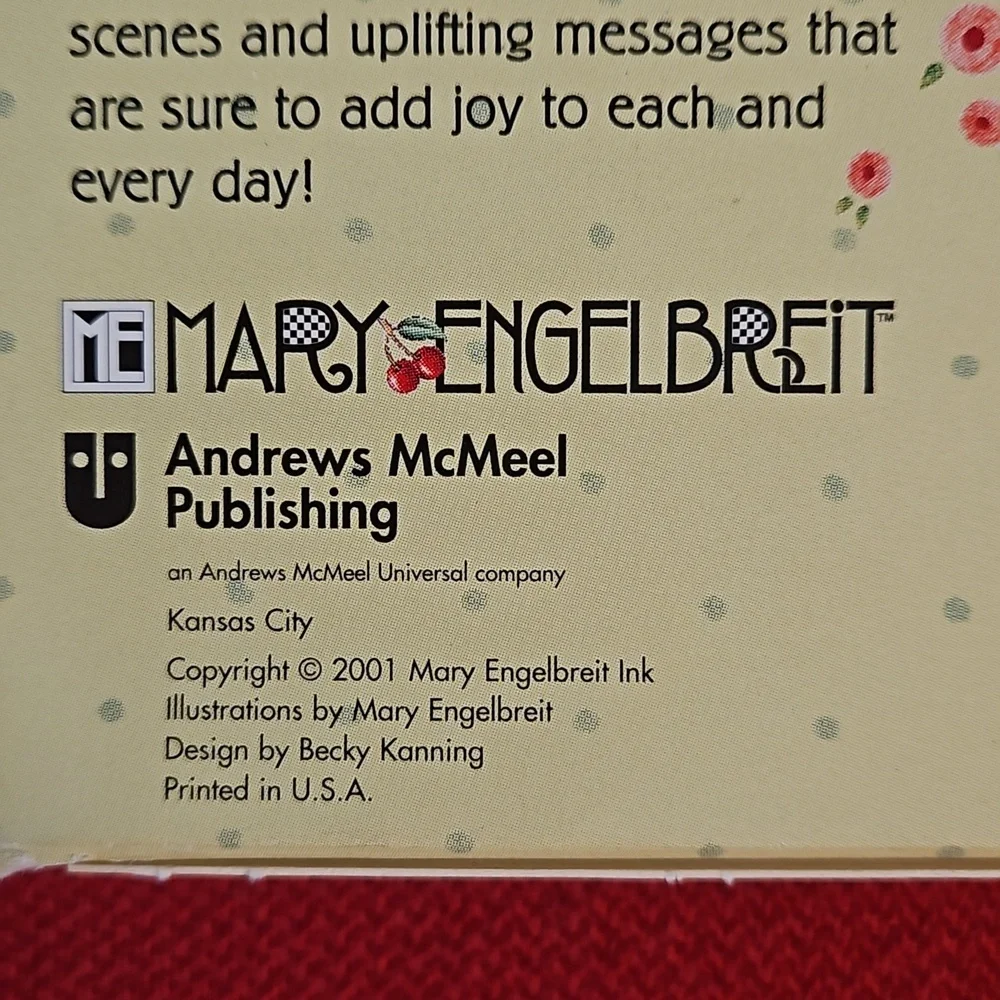 Lot of 3 Mary Englebreit calendars 2001 and 2002 NEW craft card making read